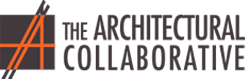 A green banner with the words " the architects collaborate ".